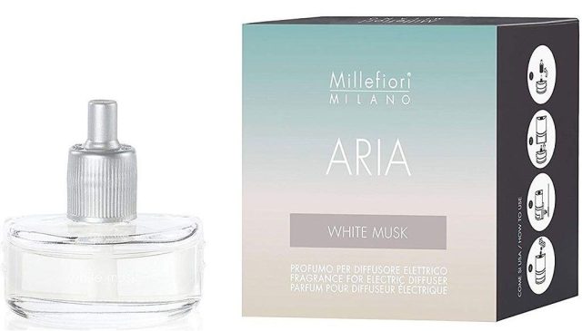 Millefiori, ARIA, Náplň pre elektrický difuzér White Musk - biele pižmo 20ml 14RAMB
