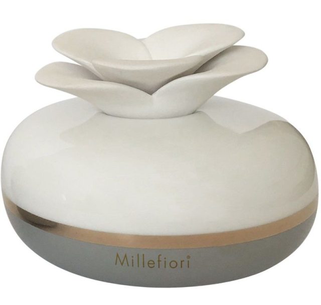 Millefiori, Air Design, Dizajnový aróma difuzér Kvet Grey sivý 1BFGI