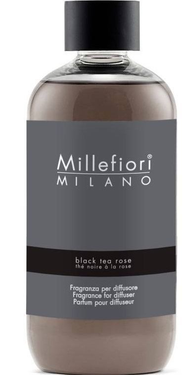 Millefiori Milano, náplň do difuzéru 250ml, Black tea rose, Čierny čaj a ruža