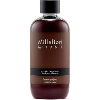 Millefiori Milano, náplň do difuzéru 250ml, Sandalo Bergamotto, Santalové drevo a bergamot