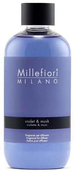 Millefiori Milano, náplň do difuzéru 250ml, Violet and musk, Fialka a pižmo